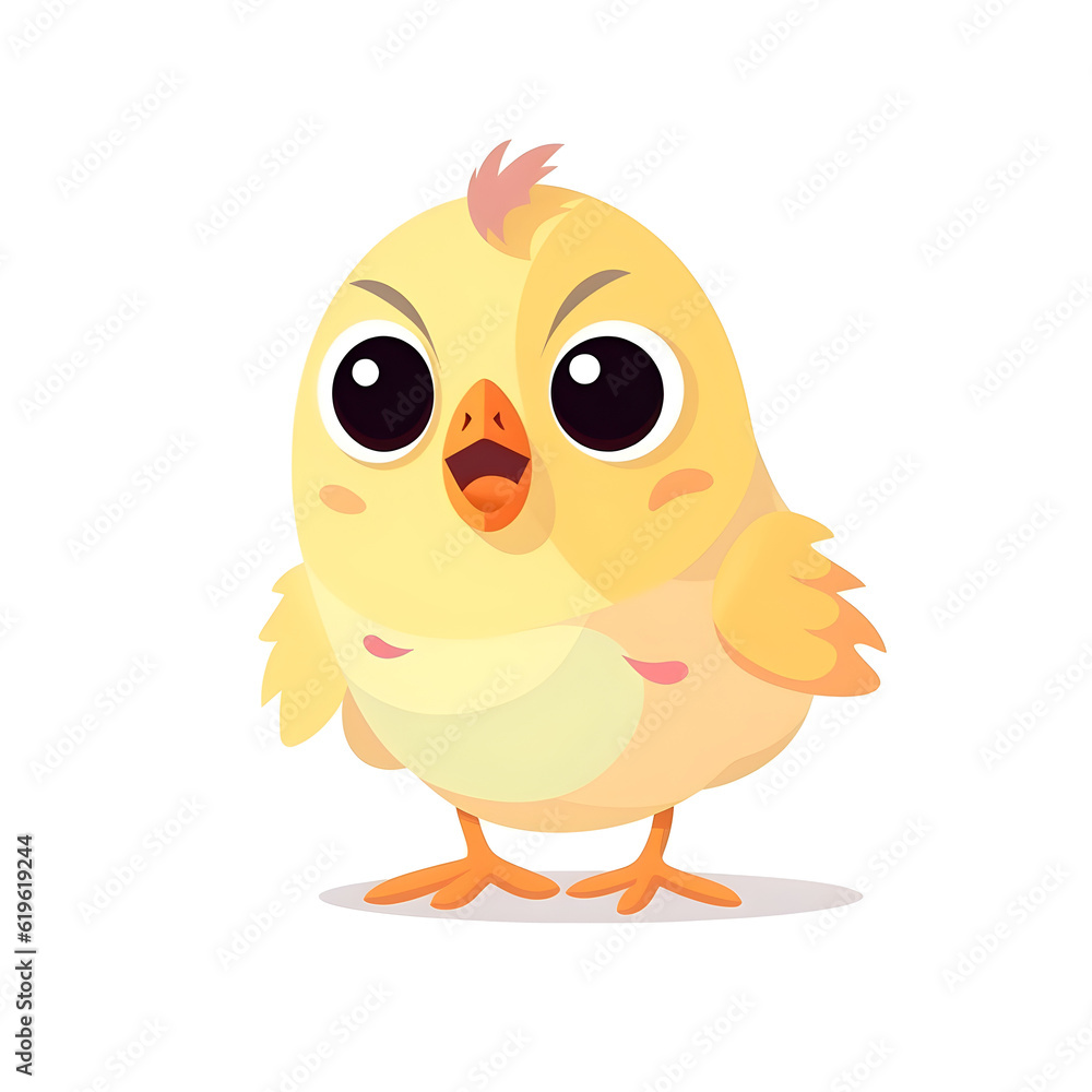 Bright and vibrant chick artwork to bring joy to your designs