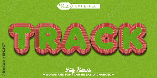 Olympic Track Editable Text Effect Template