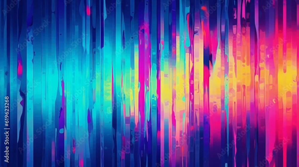 Colorful background with vibrant lines in various colors