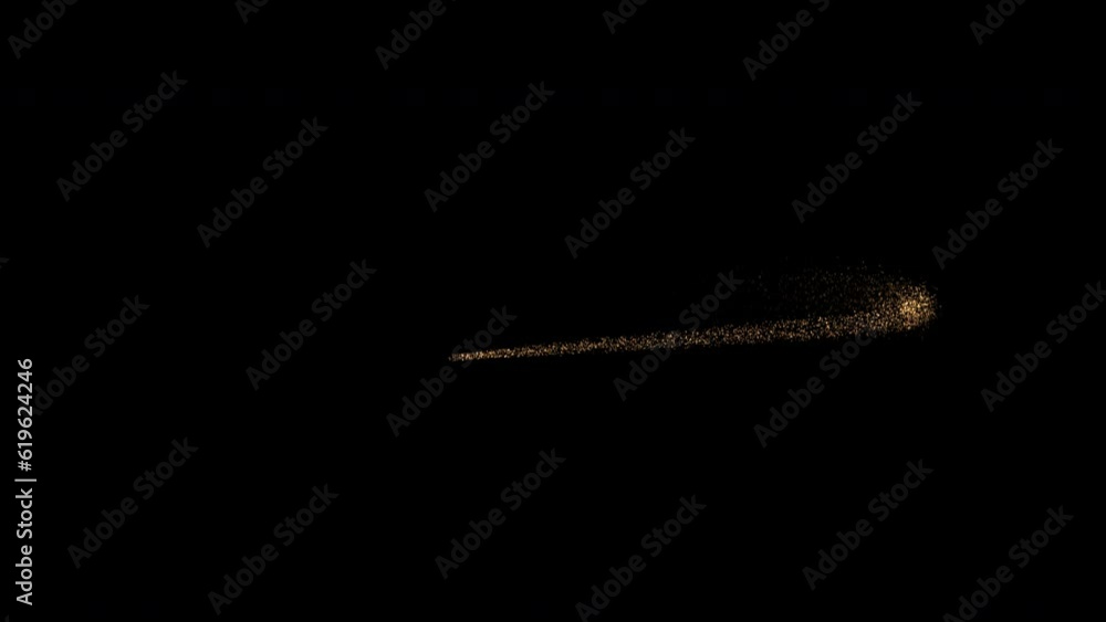 Pixie dust particle effect, sparkles twinkle and fly past the camera, with alpha channel, 4k longer version Pixie dust particle effect, sparkles twinkle and fly past the camera, with alpha channel, 4k longer version