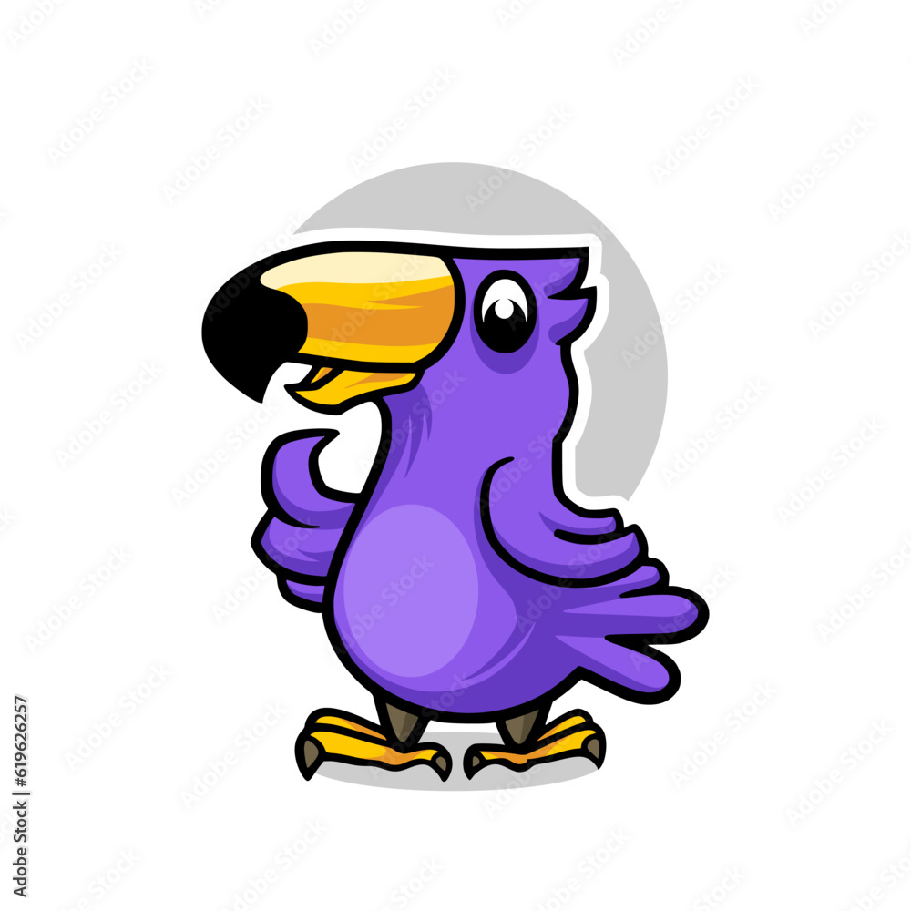 Toucan cartoon mascot Toucan cartoon mascot