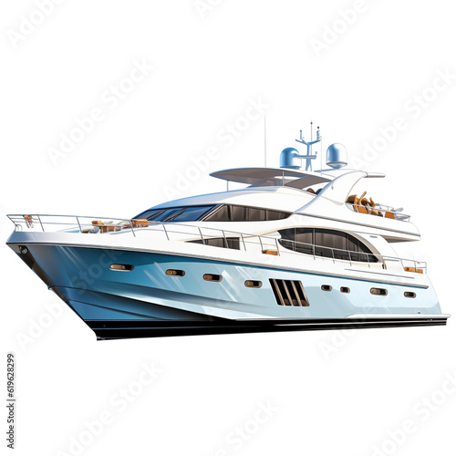 Fotografiet Yacht png yacht transparent background yachting luxurious boat ship png boat png