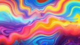 A vibrant and dynamic abstract background with flowing waves of colors