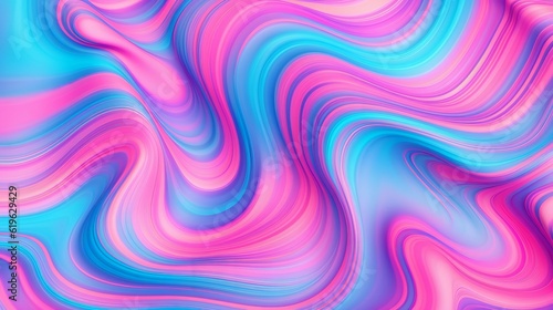 Abstract background with vibrant pink and blue swirls © cac_tus