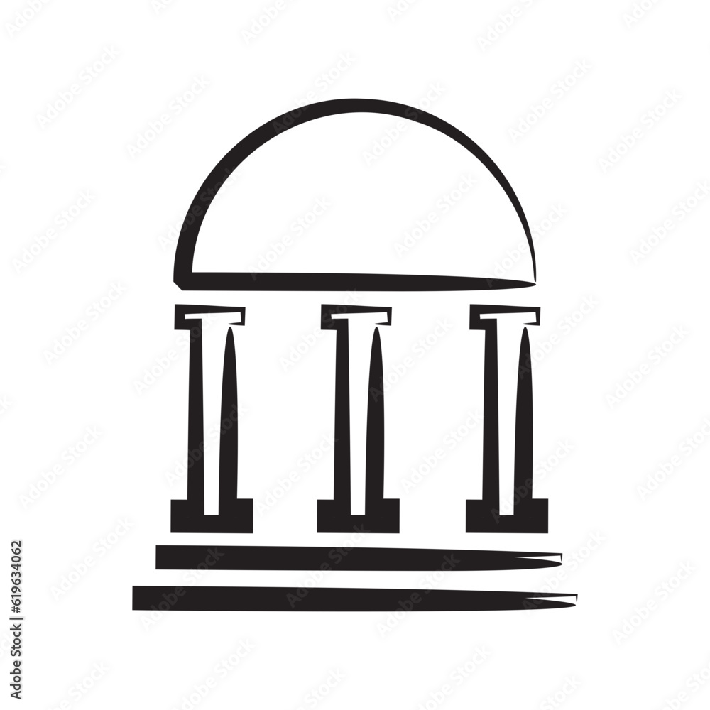 Fototapeta premium hand drawn building