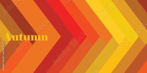 Abstract background design with autumn colors theme