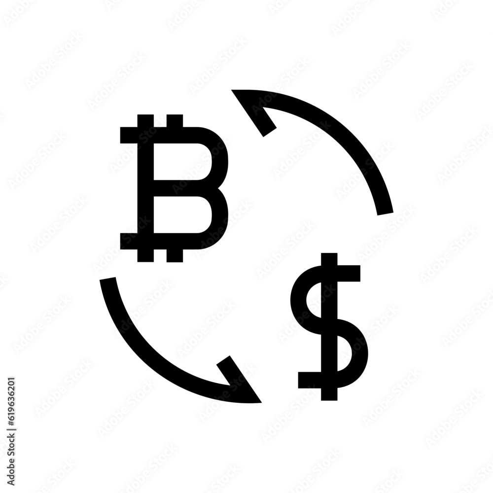 Fototapeta premium currency exchange icon