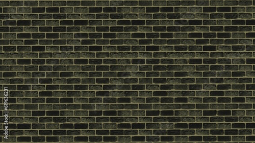 brick pattern yellow background