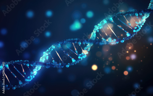 DNA Helix Abstract Background