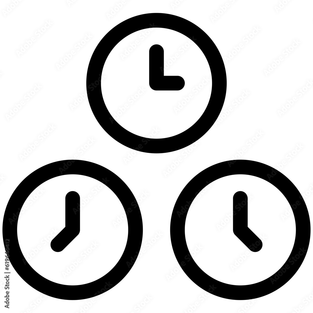 time zone icon Stock Vector | Adobe Stock