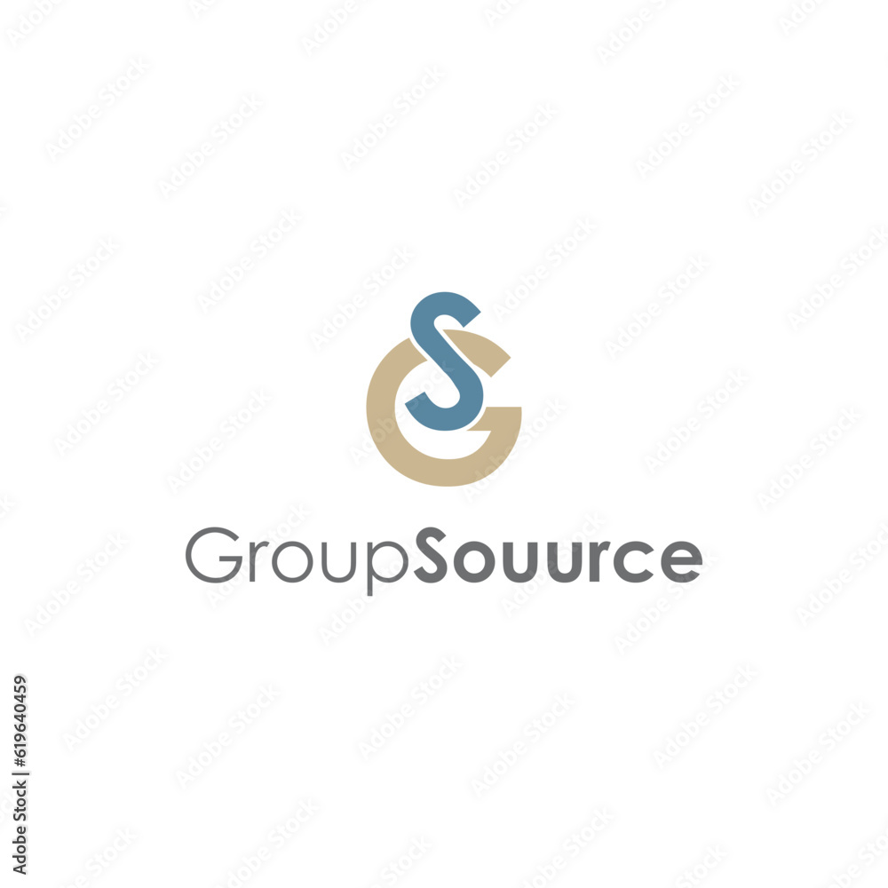 Fototapeta premium Group souurce logo gs 