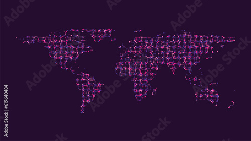 World Map in Dots
