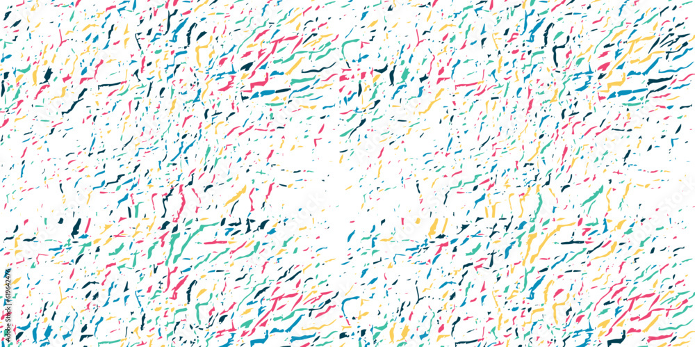 Fototapeta premium Confetti background. Geometric shapes, patterns,