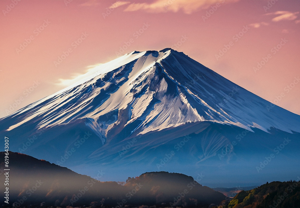 highly detailed picture of Mt. Fuji shot on Fuji film highly detailed picture of Mt. Fuji shot on Fuji film