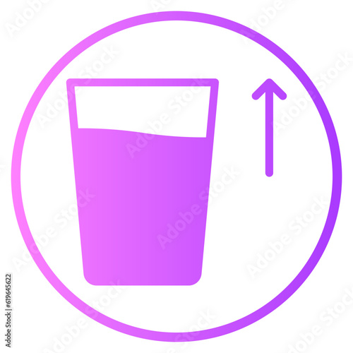 thirst gradient icon