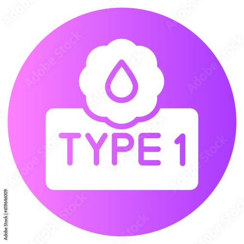 type 1 gradient icon