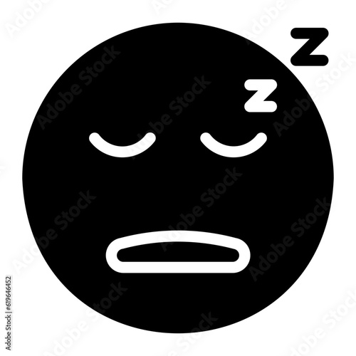 tired glyph icon