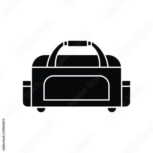 Sport bag icon design. isolated on white background. vector illustration
