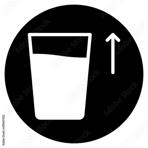thirst glyph icon