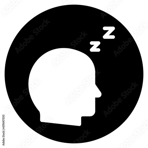 tired glyph icon