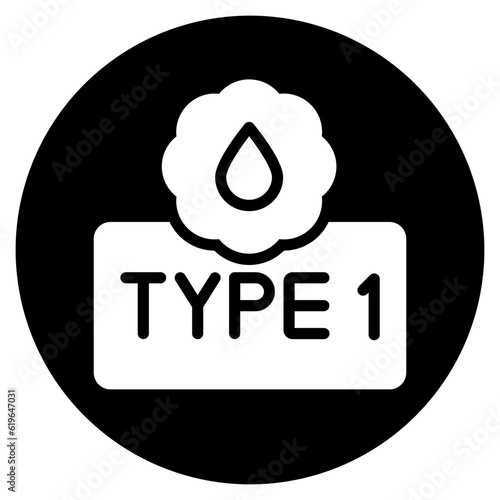 type 1 glyph icon