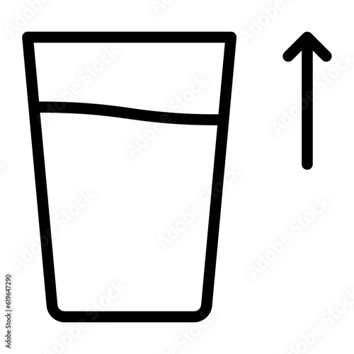 thirst line icon