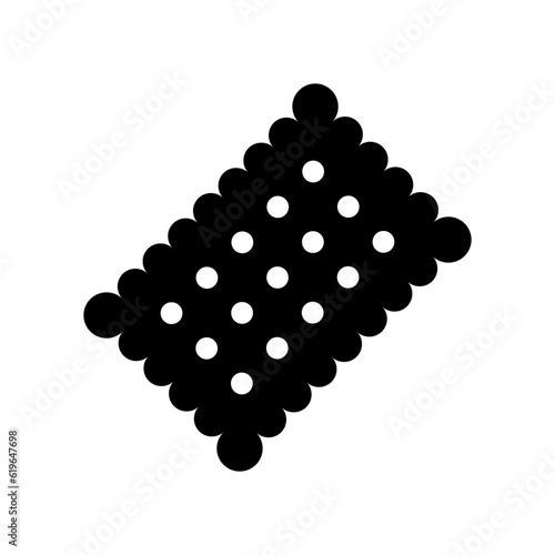 Biscuit cracker icon vector design templates simple and modern