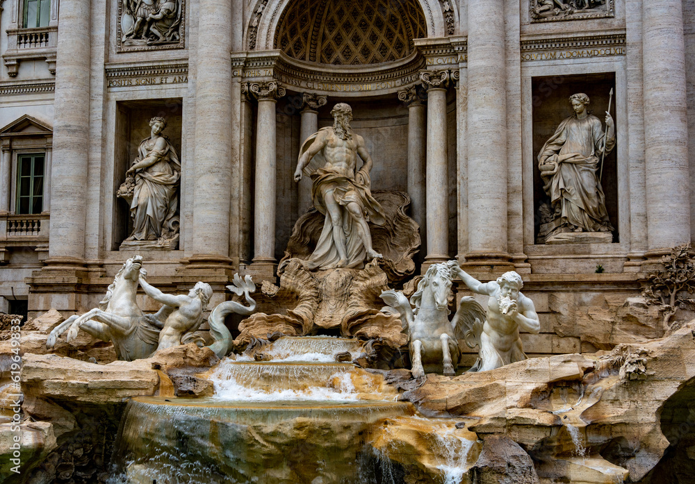 Die schöne Altstadt Rom in Italien