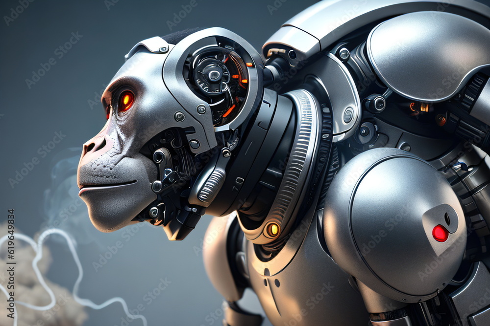 Fototapeta premium cyborg animal