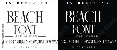 Minimal urban font. Sports minimal tech font letter set. Typography with dot regular and number. minimalist style fonts set. vector illustration