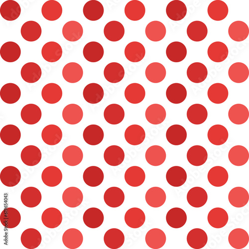 Red shade dot pattern background. Dot pattern background. Polkadot. Dot background. Seamless pattern. for backdrop, decoration, Gift wrapping