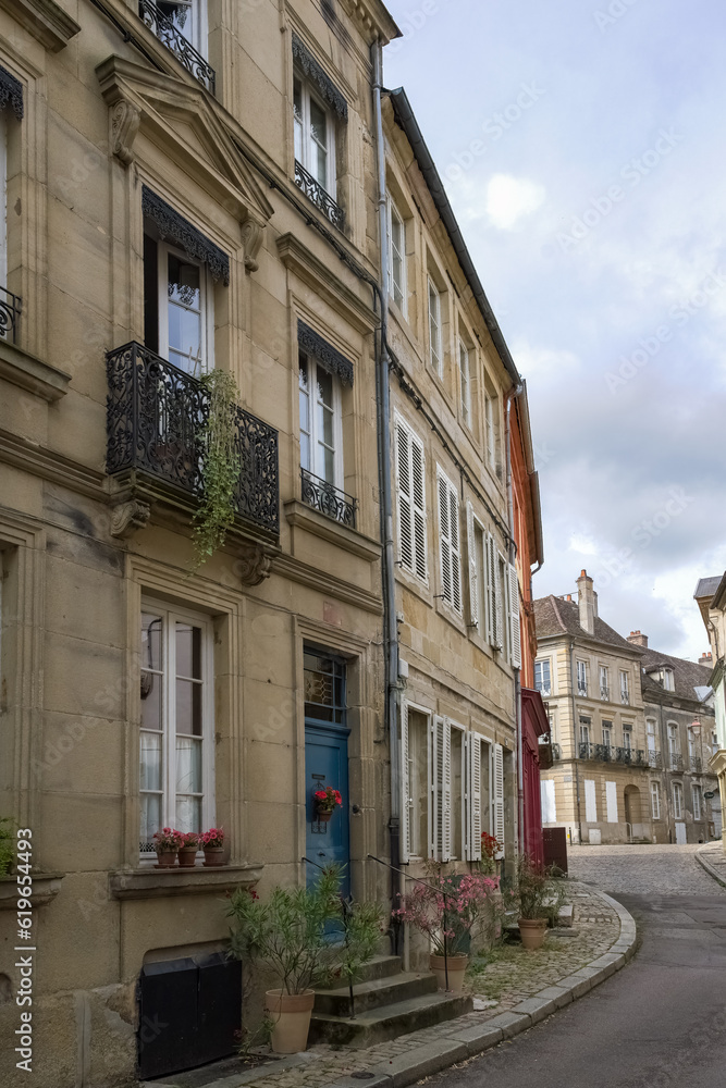 Autun, houses in the center