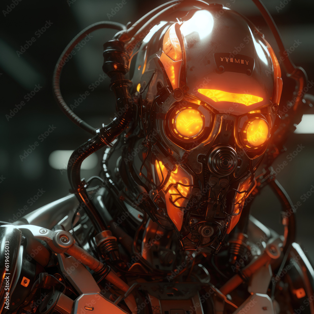 Fototapeta premium 3d rendered illustration of a robot