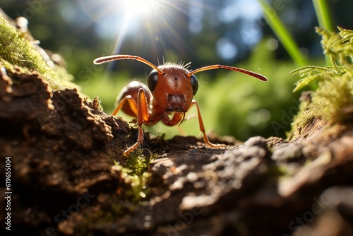 Photograph Of Ant Natural Light, Generative AI © Shooting Star Std