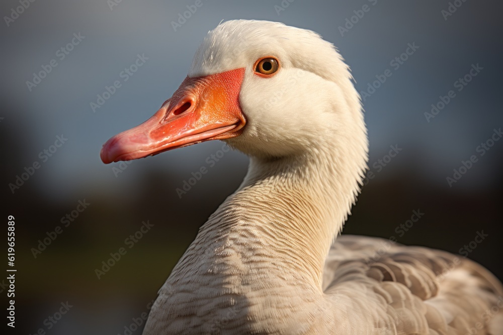 Photograph Of Goose Natural Light, Generative AI Photograph Of Goose Natural Light, Generative AI