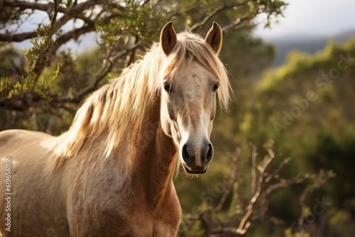 Photograph Of Horse Natural Light, Generative AI © Shooting Star Std