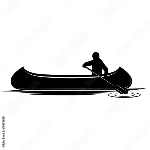 kayak silhouette 