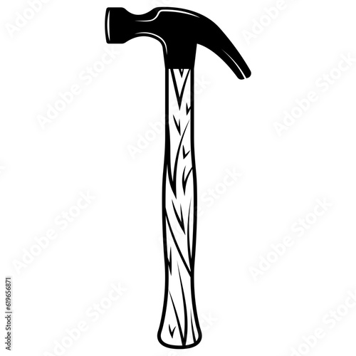 hammer isolated on white