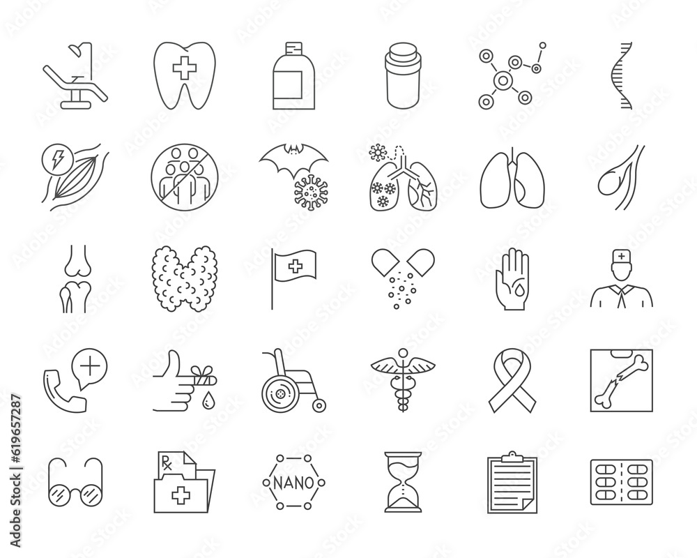 Medical Vector Icons Set. Line Icons, Sign and Symbols in Linear Design. Medicine, Health Care and Coronavirus COVID-19 pandemic. Mobile Concepts and Web Apps. Modern Infographic Logo and Pictogram. Medical Vector Icons Set. Line Icons, Sign and Symbols in Linear Design. Medicine, Health Care and Coronavirus COVID-19 pandemic. Mobile Concepts and Web Apps. Modern Infographic Logo and Pictogram.