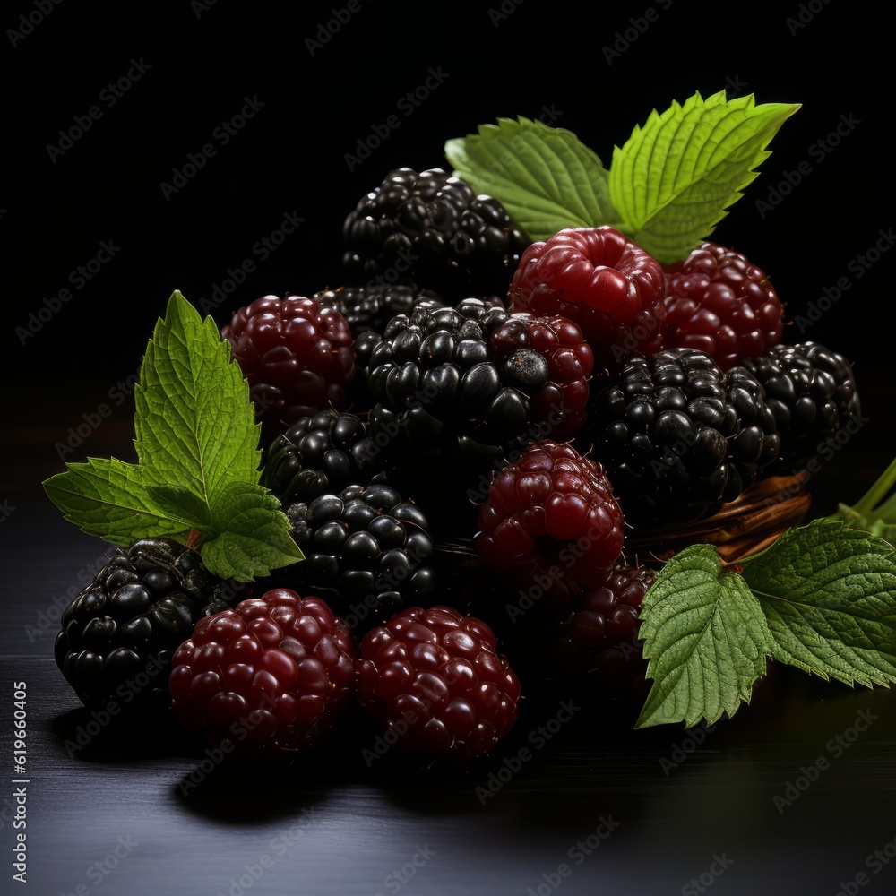 raspberries and blackberries raspberries and blackberries