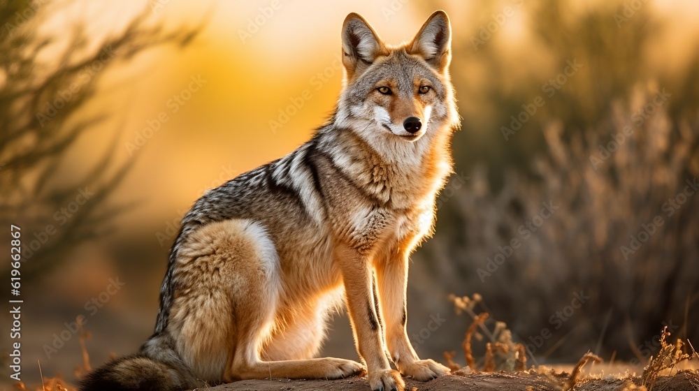 portrait of a Coyote