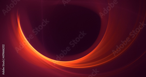 3D rendering abstract fractal light background