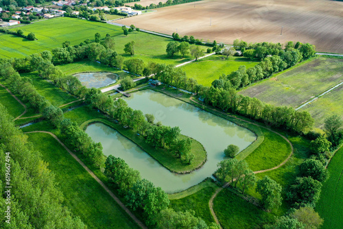 Etang de pêche de La Vallée, Charente Maritime, France