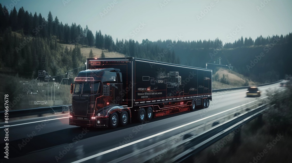 Transport Logistics Technology - trucking, road freight, delivery Transport Logistics Technology - trucking, road freight, delivery