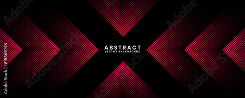 Fotografija 3D glowing red techno abstract background overlap layer on dark space with letter x effect decoration