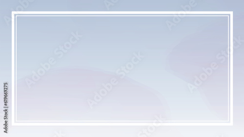 微睡みの中のようなグラデーション背景フレームイラスト