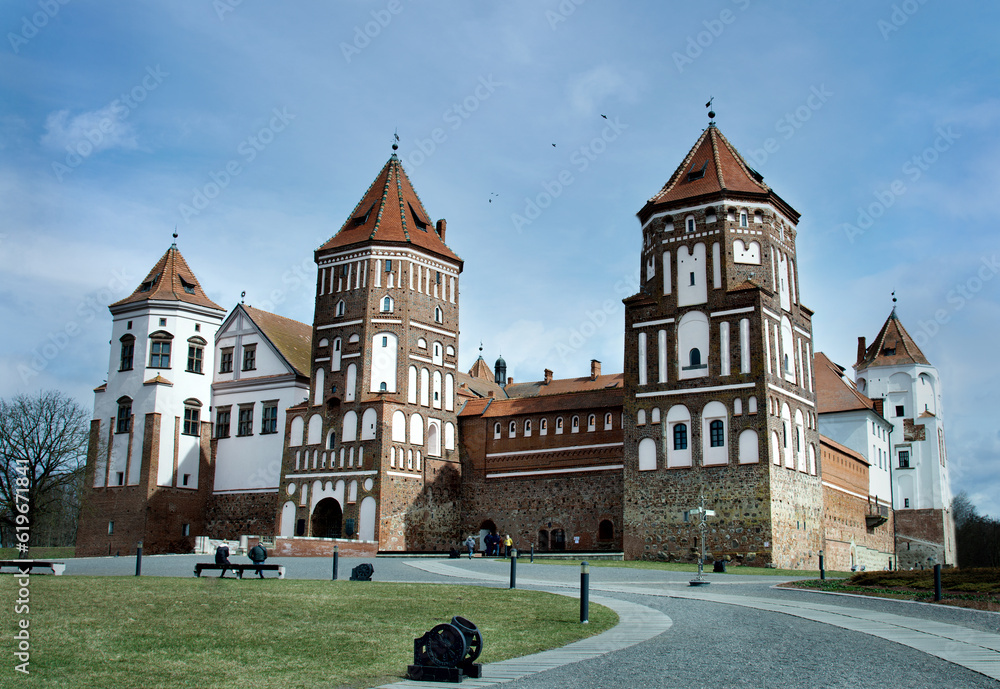 Mir Castle Complex is a UNESCO World Heritage site in Mir town, Belarus