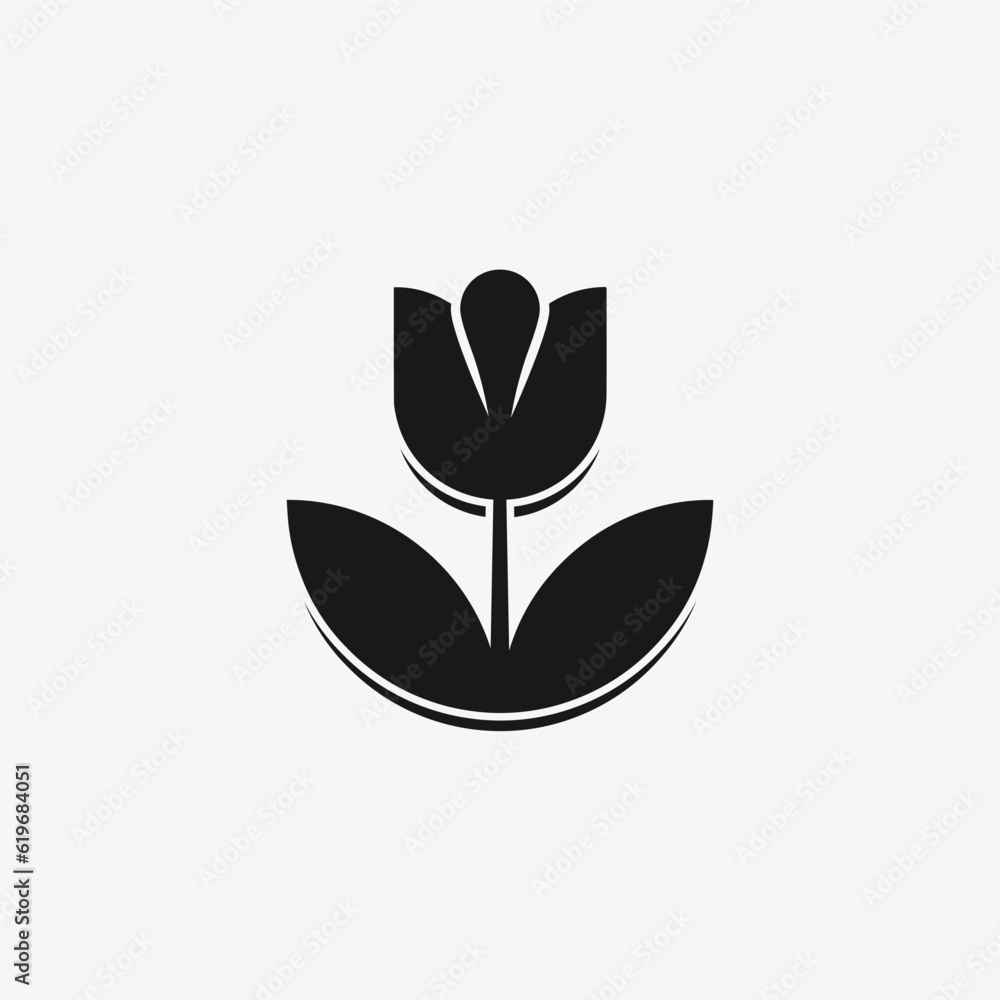 Leaf logo vector graphic sign symbol