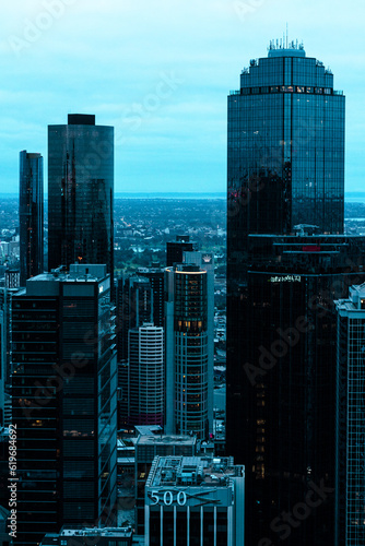 skyscrapers in the city