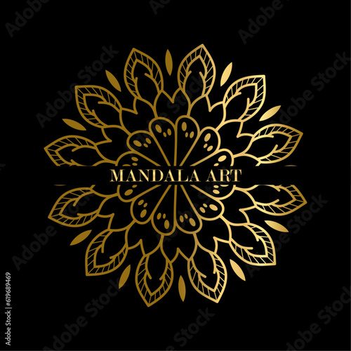 Luxury mandala background with golden arabesque pattern Arabic Islamic east style. Ramadan Style Decorative mandala. Mandala for print  poster  cover  brochure  flyer  banner.